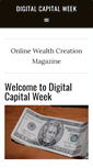 Mobile Screenshot of digitalcapitalweek.org