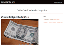 Tablet Screenshot of digitalcapitalweek.org